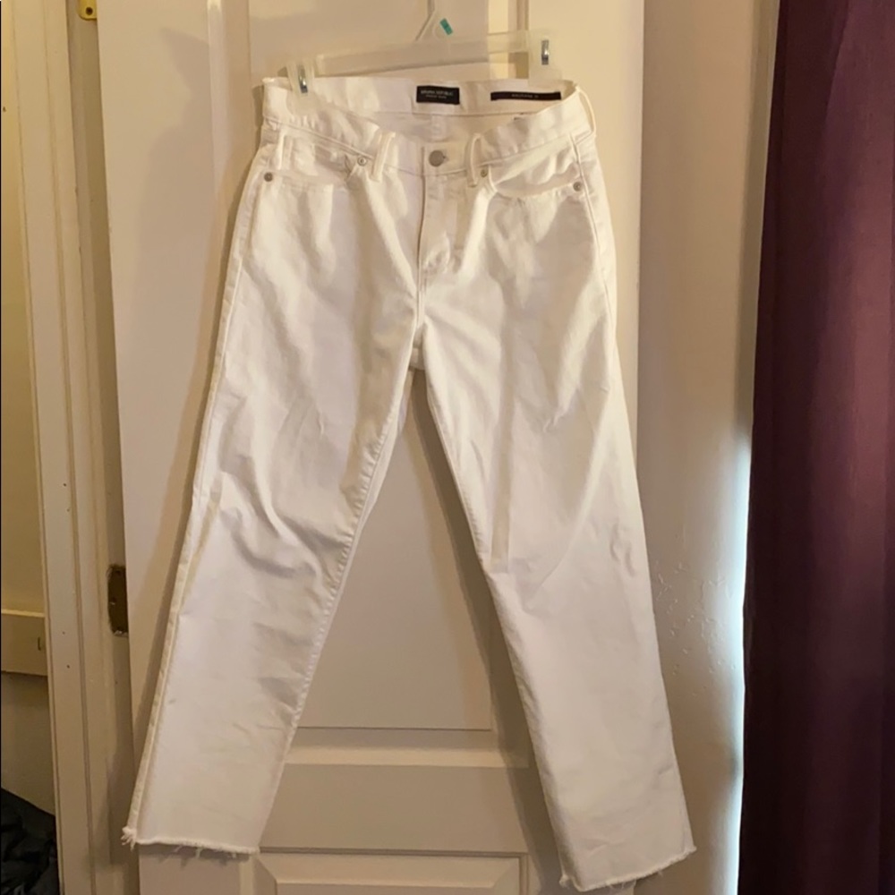 white jeans
